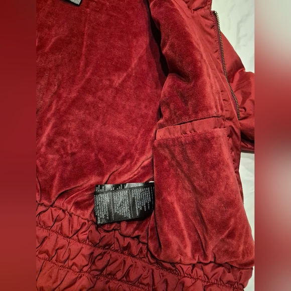 Harley-Davidson Maroon Embroidered Jacket Women's Medium - Picture 8 of 14